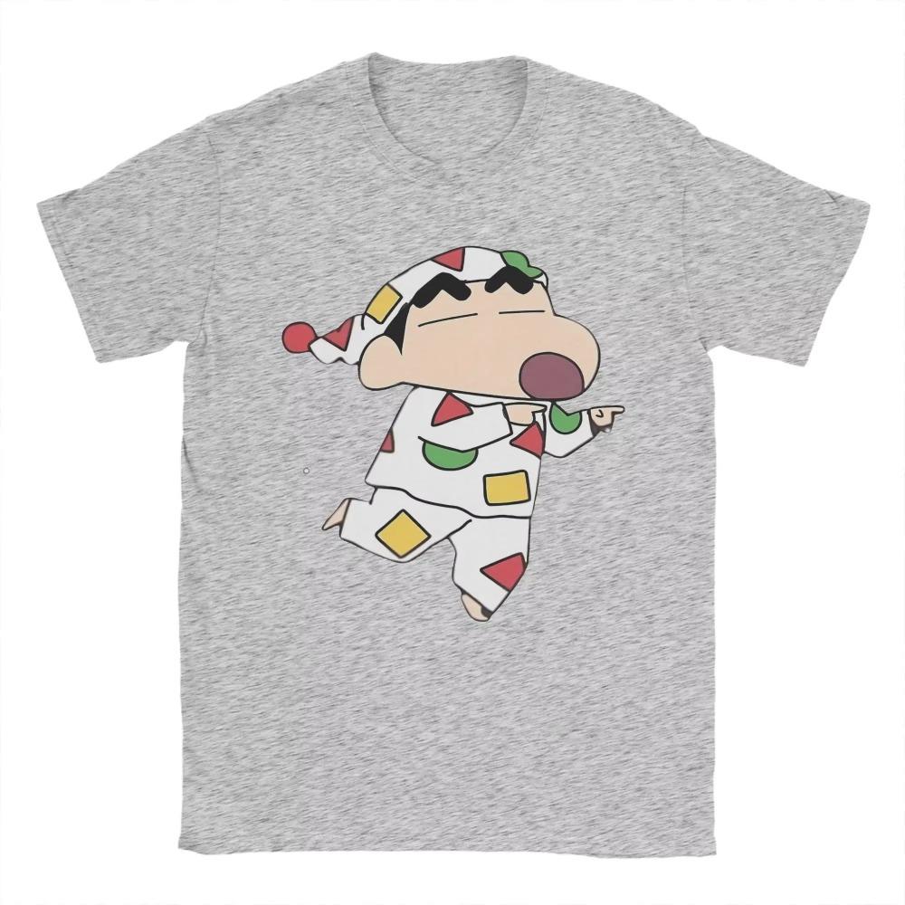 Crayon Shin-Chans T-Shirt Summer Japanese Cartoon Cotton T Shirts For Couple Custom DIY Tee Shirt Short Sleeve Y2K Fun Clothes