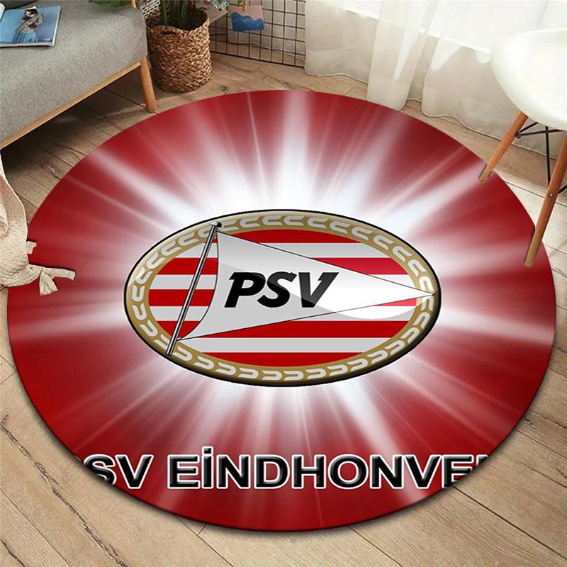 Philips Sport Vereniging Round Area Rug,Carpet Rug for Living Room Bedroom Sofa Playroom Decor,Non-slip Floor Mat