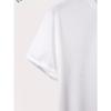 Crewneck Tee Men T-Shirt | White Casual Comfortable Loose T-Shirt For Summer, Regular Fit, Short Sleeve, Slight Stretch Fabric, Perfect For Daily Wear