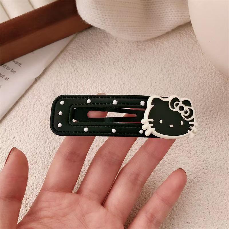 Korean Style Polka Dot Kitty Cat Hair Clip for Girls
