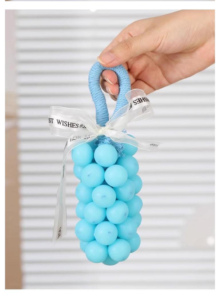 Handgefertigte Traubenduft-Macaron-Seife - Geburtstagsgeschenk & Badezimmerdekoration, Kreativer personalisierter Party-Gastgeschenk-String.