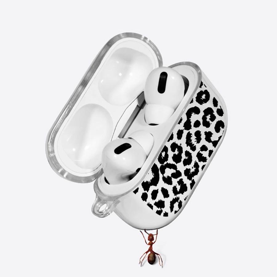 Leopard Print Art Pattern Clear Earphone Cases Cover Case For Airpods 4 1 Pro3 2 3 Pro2 Pro