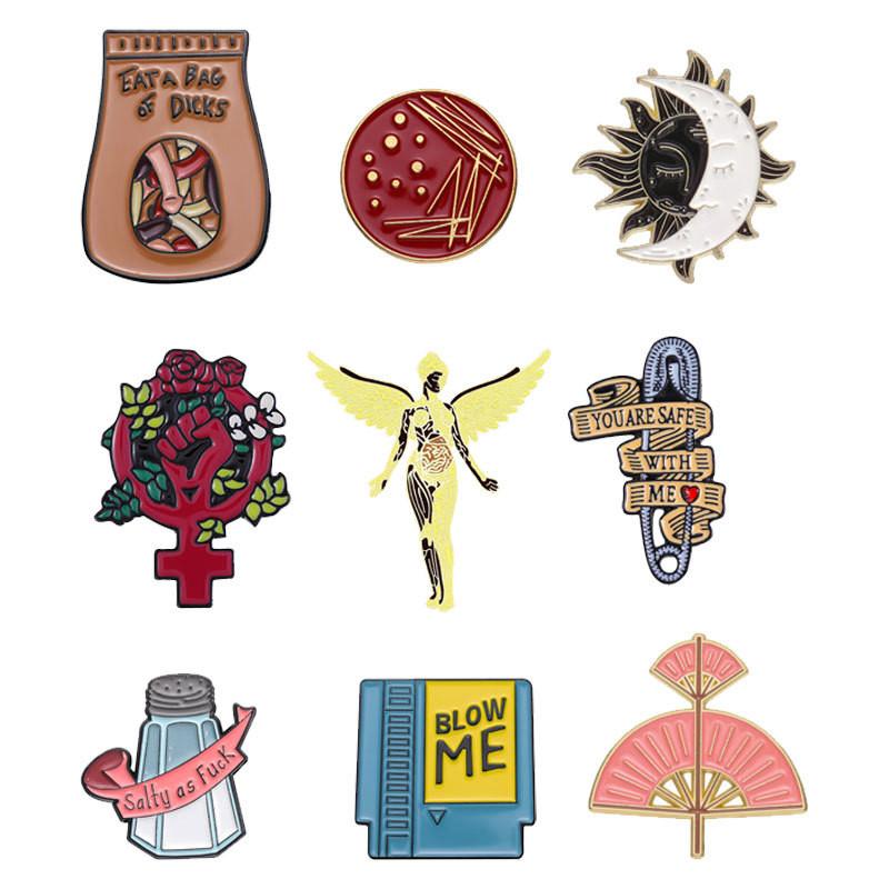 Character Fun Animated Brooch Collection In Highquality Alloy For Stylish Art Wearable