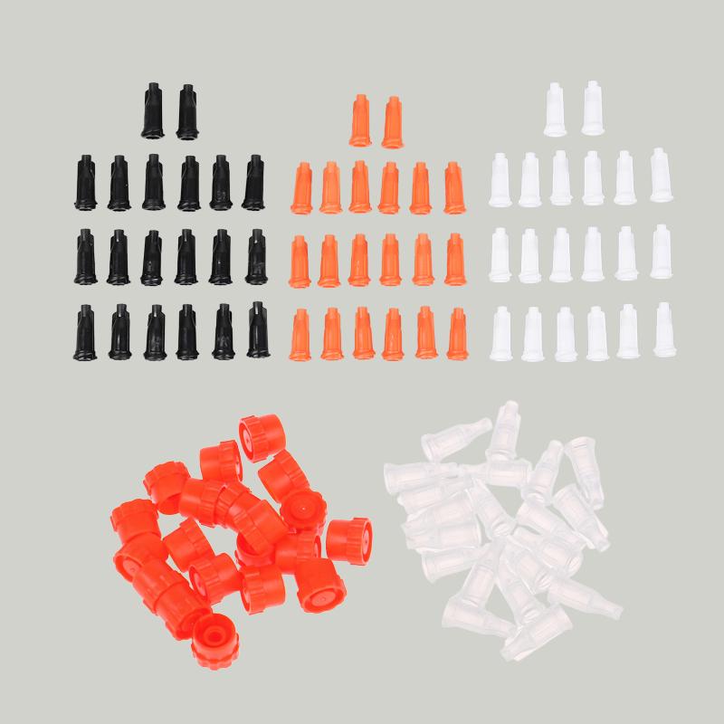 20/100 pezzi/set Tappo di arresto per siringa Tappo a vite Luer Lock per siringa Tappo dosatore per liquidi