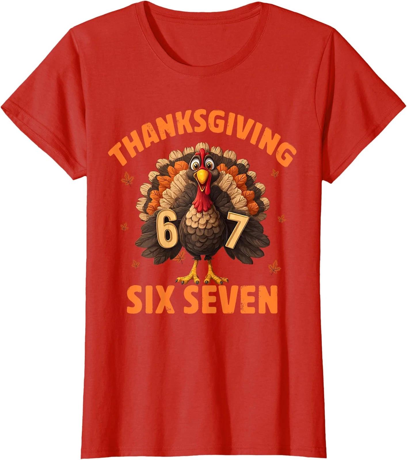 Funny 67 Six Seven Bruh Meme Christmas Santa Ladies  Crewneck T-Shirt S
