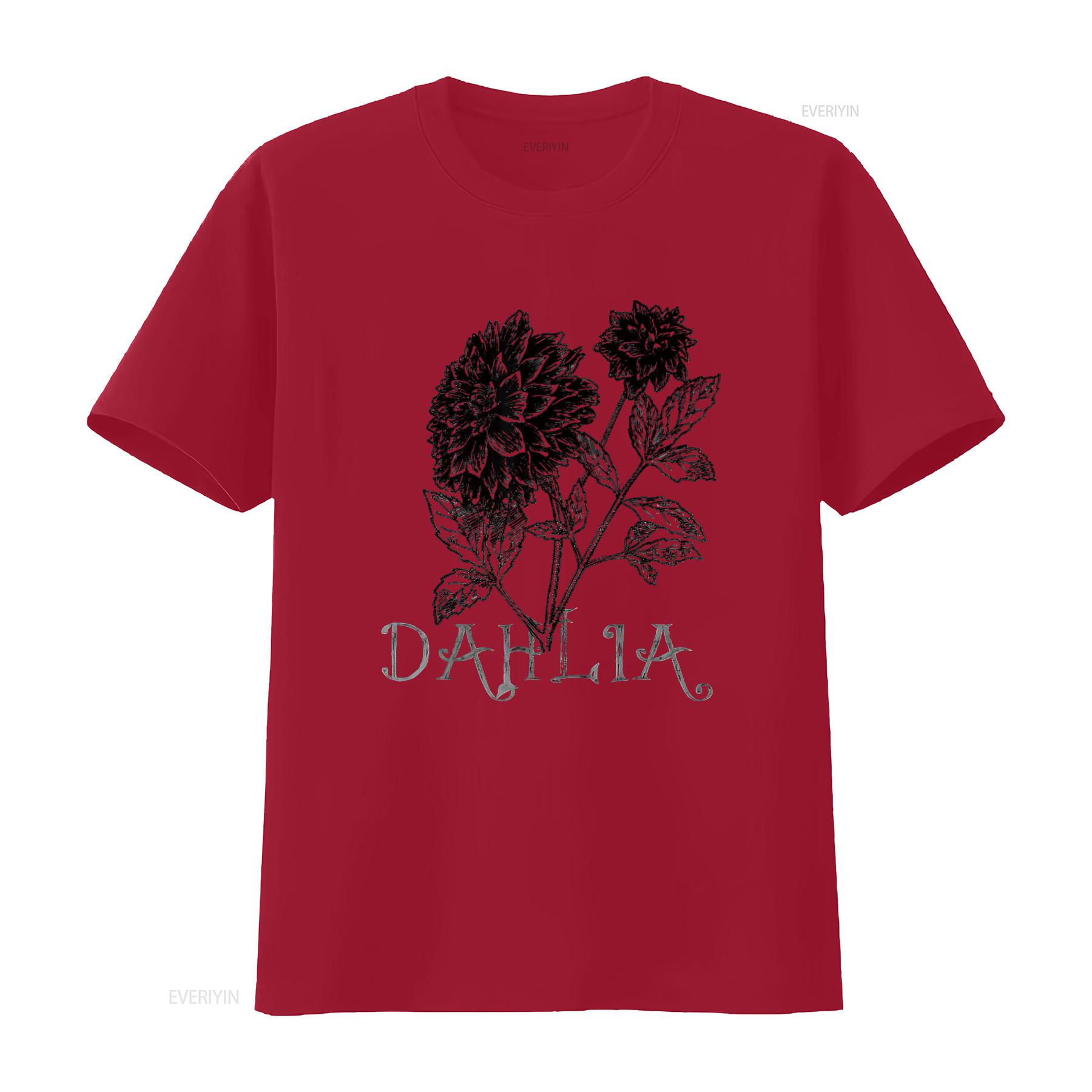 

Dahlia Flower Garden Art T shirt Kids Boys Girls White Small vintage Washed Stylish Unisex Slightly graphic Versatile Stretched S