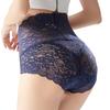 Damen-Höschen mit hoher Taille, Spitze, sexy, hohl, atmungsaktiv, Boxershorts, große Größe, Hüfthebende Unterwäsche