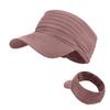 Sun-Proof Sunscreen Empty Top Hat Solid Color Quick-Drying Breathable Air Sun Hats UV Protection Polyester Men Peaked Cap Beach