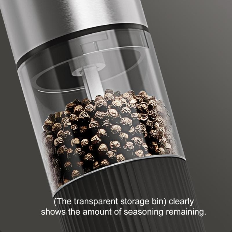 Automatic Spices Mill Electric Grinder Adjustable Coarseness For Salt Pepper And Herb Rechargeable Kitchen Grinding Tool