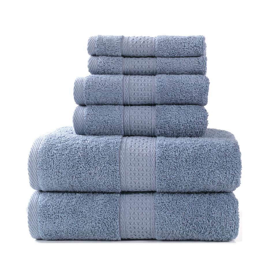 Highly Absorbent and Softness Bath Towels and Hand Towels and Washcloths 3pcs Towel Set