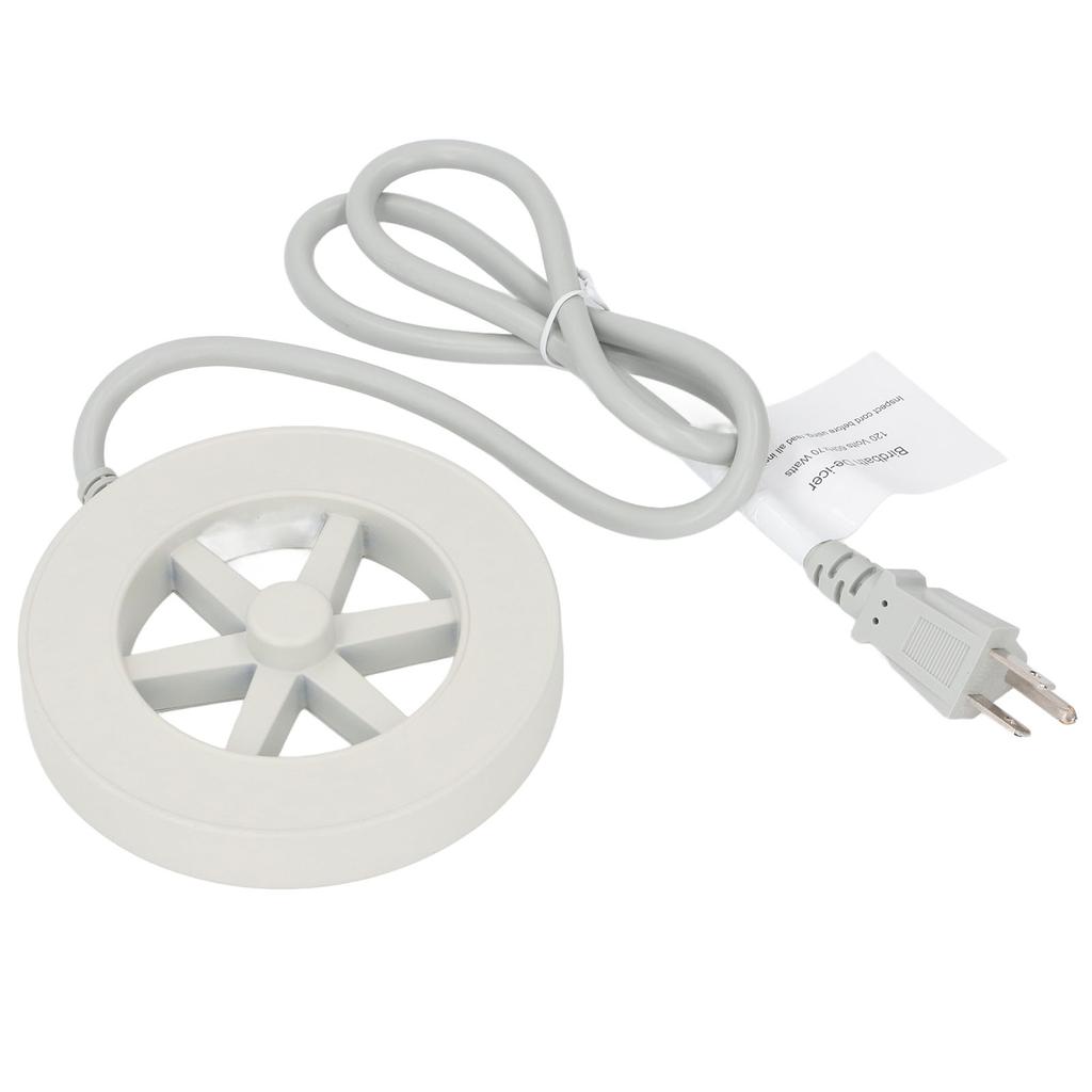 Bird Bath Deicer 70W Thermostatic Control Aluminum Plug and Play Winter Bird Bath Heater for