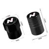 4Pcs Car Valve Caps Wheel Tires Air Tyre Stem Protective Cover For Hyundai N Line Nline I20 I30 Tucson Sonata Elantra Veloster TT66