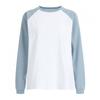 Shop   WomeN RouNd Neck Color Block RaglaN LoNg Sleeve T ShirT N Dai WSh 12130 S