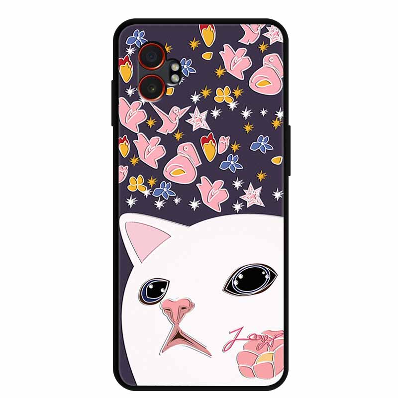 For Samsung XCover7 Pro 3D Case Soft TPUSilicone Bumper Protector Relief Flower Emboss Phone Cover Funda Galaxy XCover 7 Pro