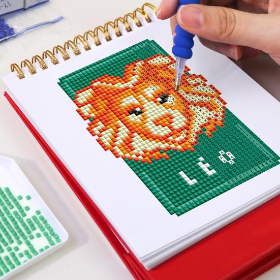 2026 Rhinestone Painting Desk Calendar DIY Handmade Butterfly Constellation Rhinestone Art Drawing Standing Flip Calendar Decoration