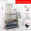 ELAYUR Mobile Mop & Tool Organizer Rack