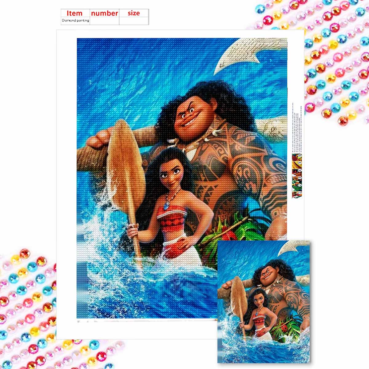 

Полная круглая алмазная живопись Чудеса океана Искусство Стразы Картина Мозаика DIY 5D Вышивка крестом Домашнее украшение Round 20x30cm