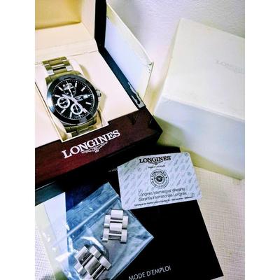Used Conquest Chronograph Automatic Watch