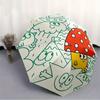 1pc Mushroom Hat Automatic Open/close Folding Umbrella, Compact Portable Travel Umbrella, Perfect Birthday/Christmas, Cute Umbrella, Durable