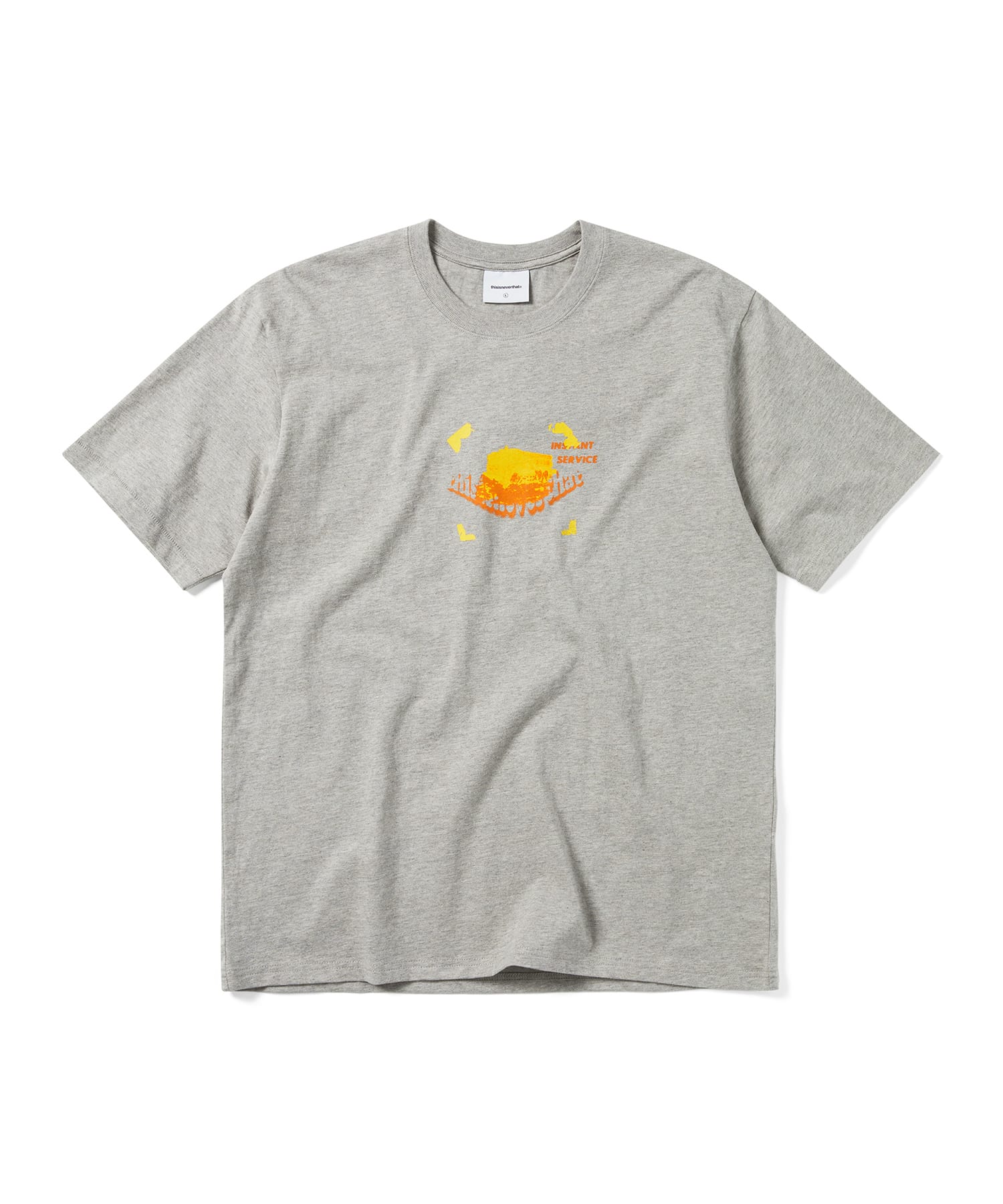 This Is Never That Snowplow Tee Dark Heather Gray M
