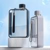 1pc A5 Notebook Tritan Water Bottle 380ml BPA Free Square Sports Flask, Shatterproof, Dishwasher Safe,Portable Durable for Baseball Outdoor Activities