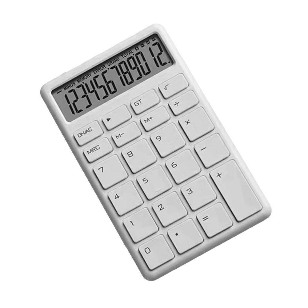 Chocolate-Shaped Solid Color Portable Calculator Financial Accounting Calculator Student Office Stationery Supplies