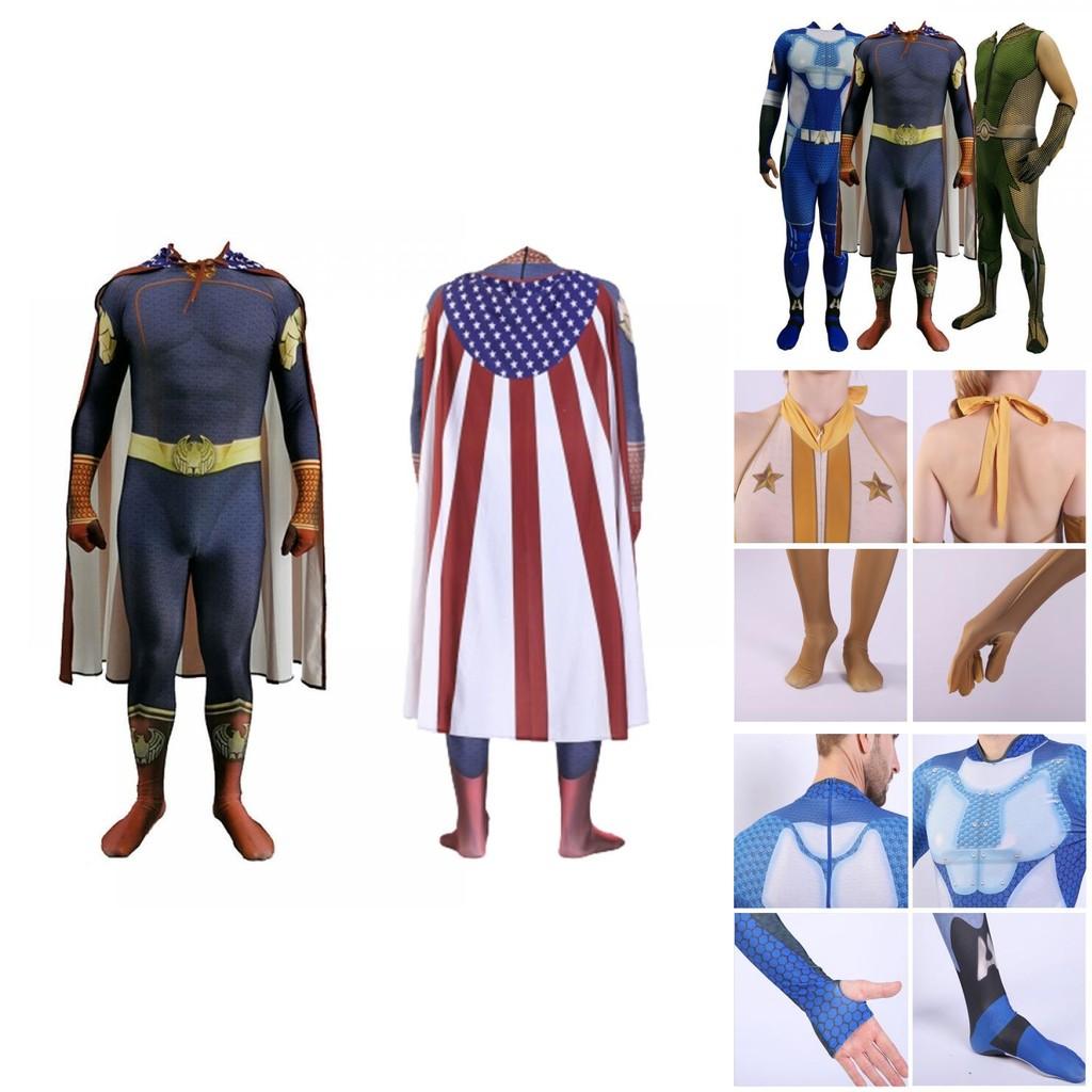 High Quality The Boys Cosplay Costume Adults Kids Homelander A-train Starlight Halloween