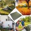 Foldable Falling Leaf Bag Multifunctional Garden LawnS Waste Collection Mat Leaf Tarpaulin With Handle