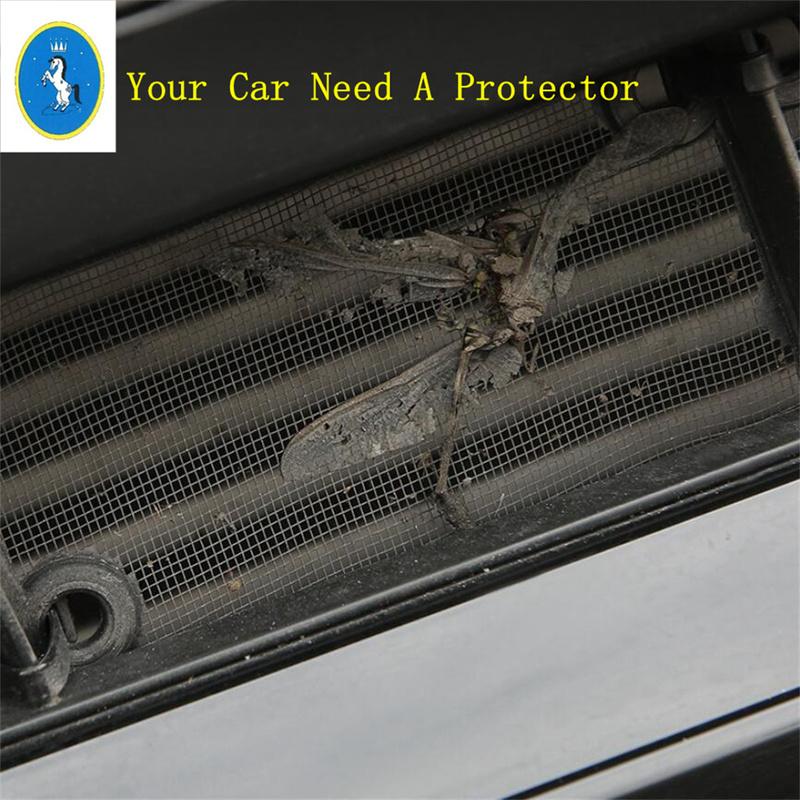 For Dongfeng Voyah Free  - 2024 Stainless Car Front Grille Middle Net Pure Electric/ Extended Range Version ect-proof Net