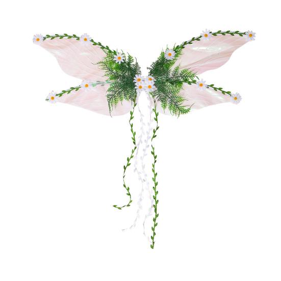 Women Butterfly Wings Elastic Straps 3D Design Fairy Wing Dress Up Halloween Costumes Photography Props