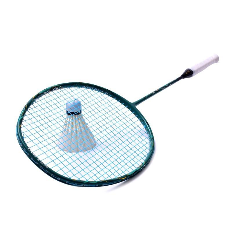 Ultra-Light Carbon Badminton Racket Adults 75-79g Full Frame Pre-Strung 24LBS G5 Grip Intermediate To Advanced Players