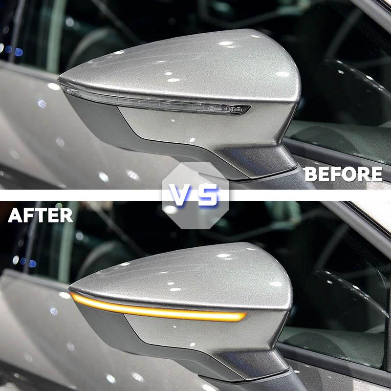 Dynamic Blinker for Seat Leon III 5F ST FR Cupra Arona KJ7 LED Turn Signal Mirror Indicator light 2013 2014 2015 2017 2018 2019