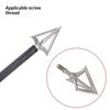 Compound Bow Arrow Tips Stainless Steel Replaceable Head Multi Styles Archery Training And Outdoor Use