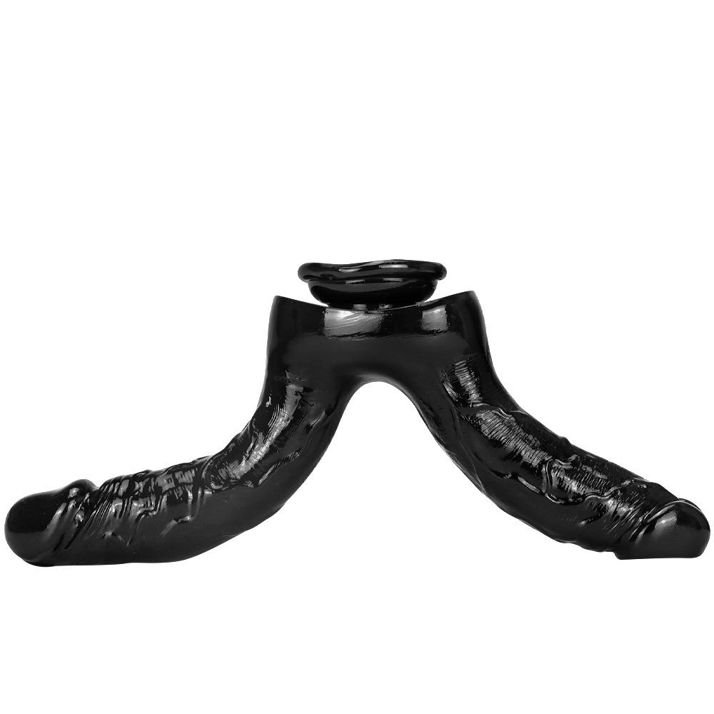 Women's Masturbator Double Dildo Big Dick Penis Anal Plug Fisting BDSM Sex Toys Realistic Dick Femdom