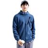 Anta Solid Color Thickened Knitted Sports Jacket With Hood Men Jackets Whale-Fin-Blue 152337709N-3
