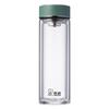 Heenoor Double-Layer Glass Water Bottle