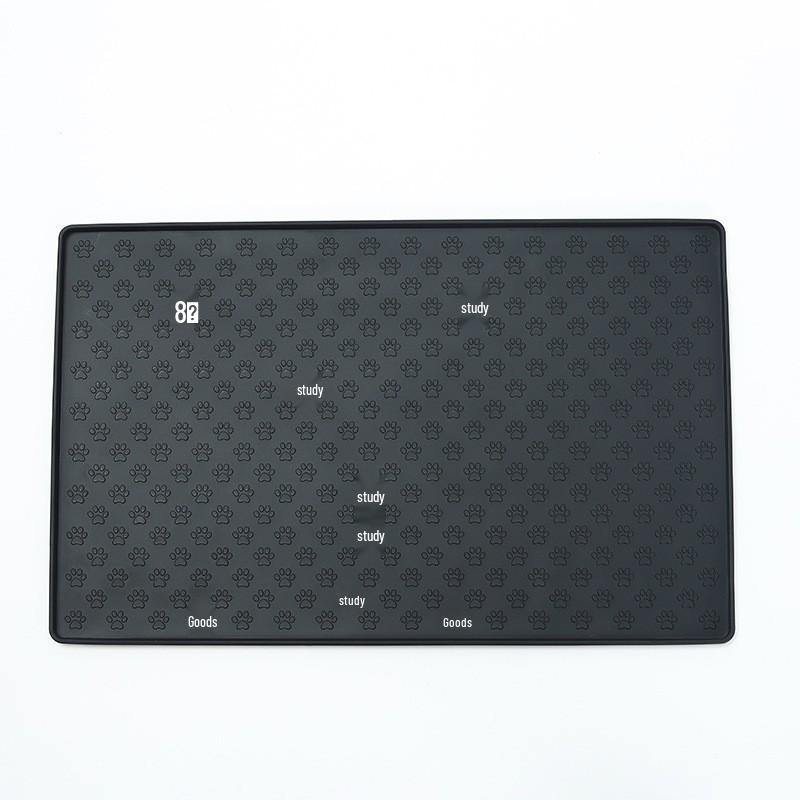 Large Silicone Pet Feeding Mat - Easy Clean, Non-Slip, Waterproof, Foldable for Cats & Dogs
