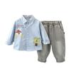Kids Casual Long-Sleeve Set, Comfortable Daily Wear Outfits