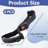 2 PCS Car Adjustable Grab Handles, Car Handle Assist, Safety Handle Portable Vehicle Support Grab Bar For Trucks, SUVs, Jeeps, Vans, Cars And ATVs