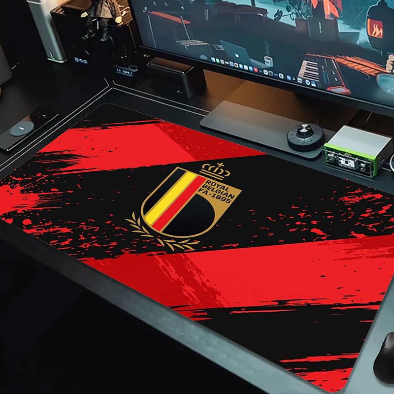 Belgium Color Mouse Pad Large Gaming Table Cushion Non-slip Laptop Tablet Big Mousepad XXL Mat Mini PC Playmat With Lock edge