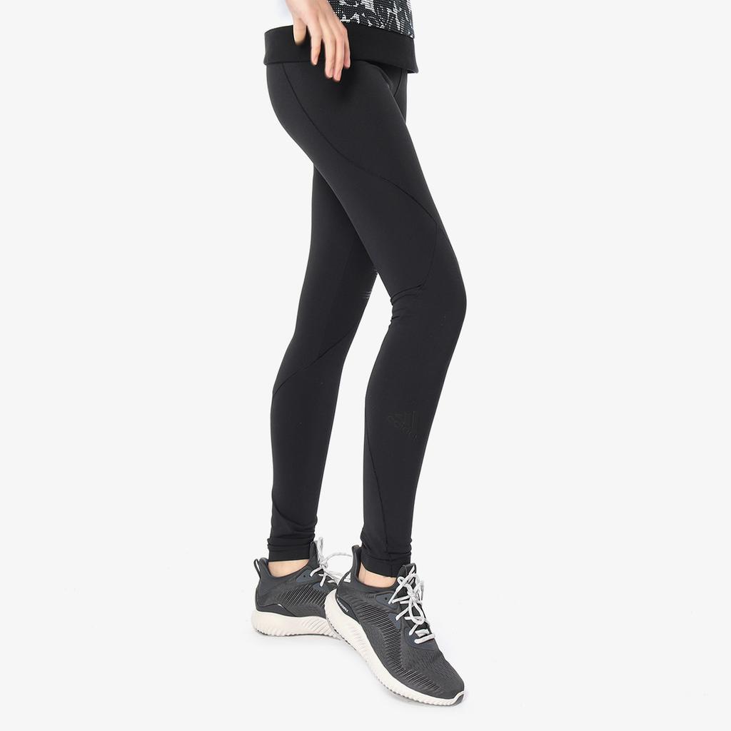 adidas Chiedi Tec Lt BP Comodi Pantaloni Casual a Tinta Unita Versatili Slim Fit a Vita Media da Donna Neri CY2254