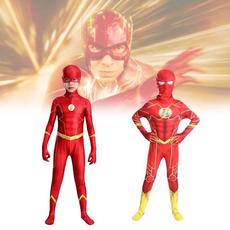 Cosplay The Flash Silk Full Body Suit Roleplay Stage Shows Characters Special