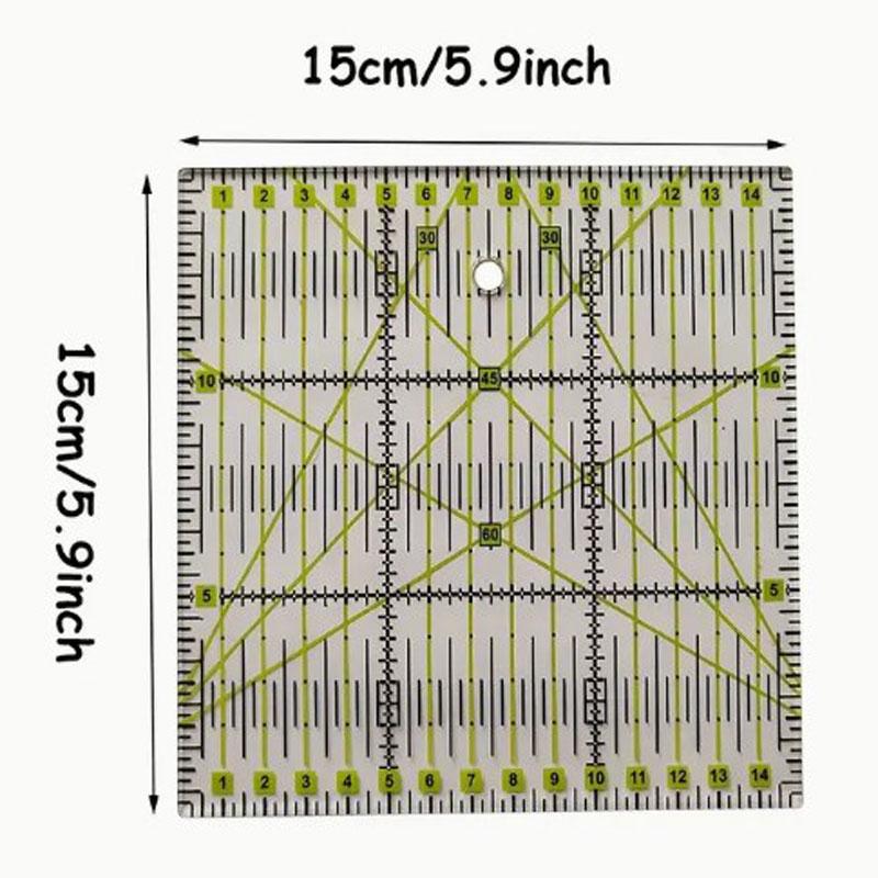 1 Set, Meoliny Sewing Patchwork Ruler Acrylic Sewing Crafts Making Tool Tailor Professional Supplies