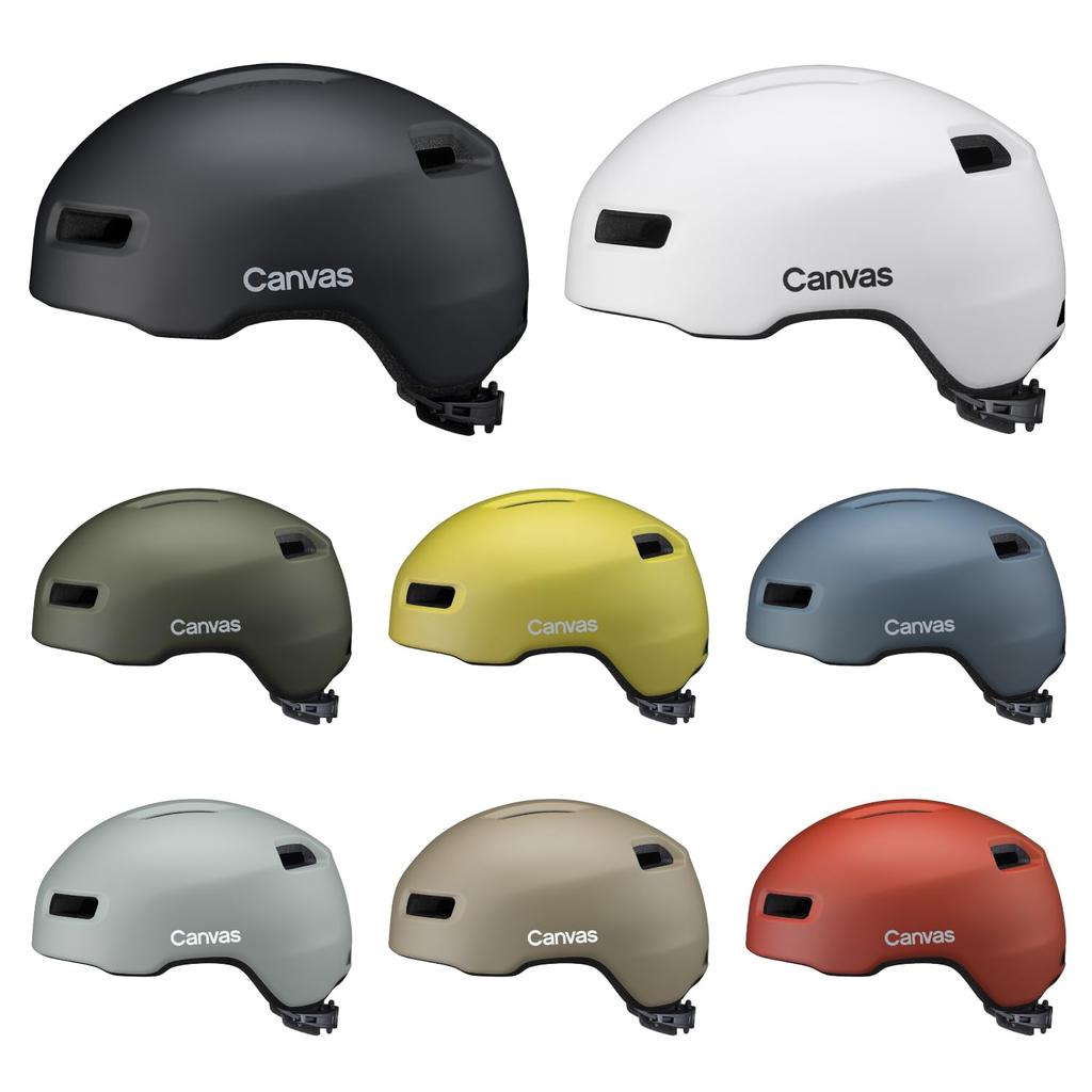 KABUTO Bicycle Matte Light JCF Recommended CANVAS-CROSS Helmet, M/L (57-59cm), Gray,