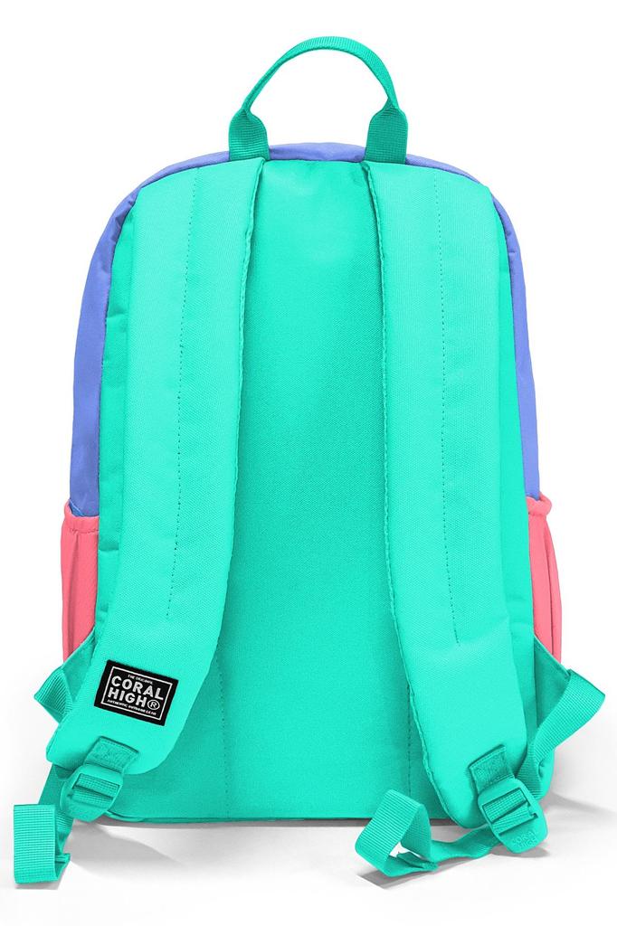 coral high Tiefblauer Schulrucksack 23641