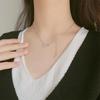 S925 Korean Flower Tassel Necklace - Fresh, Sweet Fairy Style