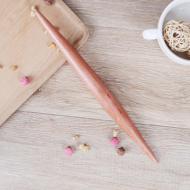 1Pcs Non Stick Long Wooden Handle Rolling Pin Dumplings Fondant Cake Baking Tool