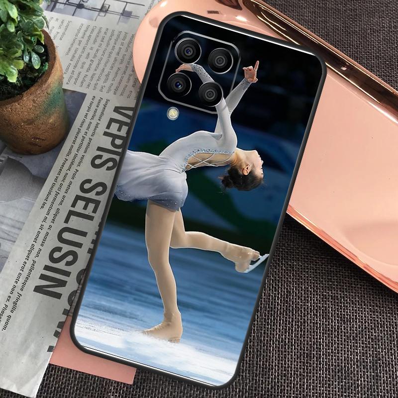 Pretty Figure Skating Dance Case For Samsung Galaxy M15 M55 M13 M23 M33 M53 M31 M51 M14 M34 M54 M20 M30s M12 M32 M52