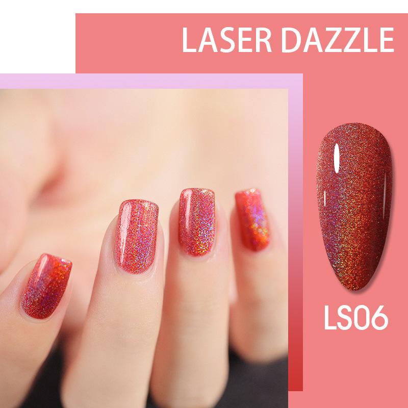 Nuovo smalto laser, paillettes polarizzate, smalto Symphony ad asciugatura rapida e lunga durata, antistrappo