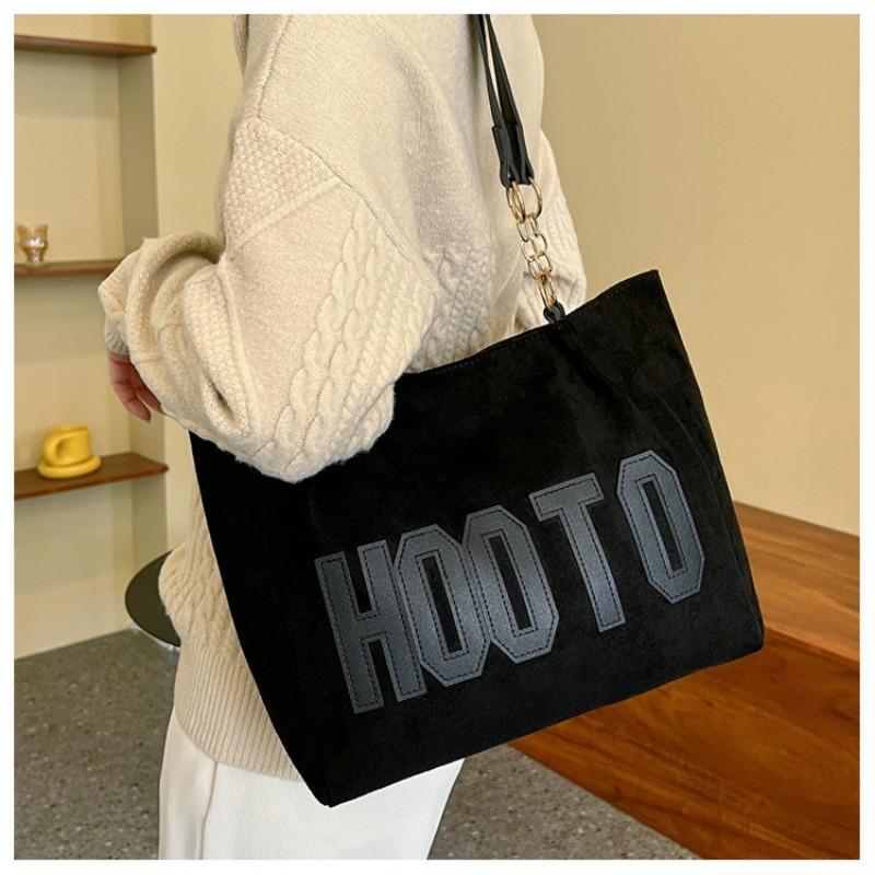 College Students In Class Shoulder Canvas Bag Large Bag Women's Large Capacity New Spring Commuter Tote Large Bag Women's Bag